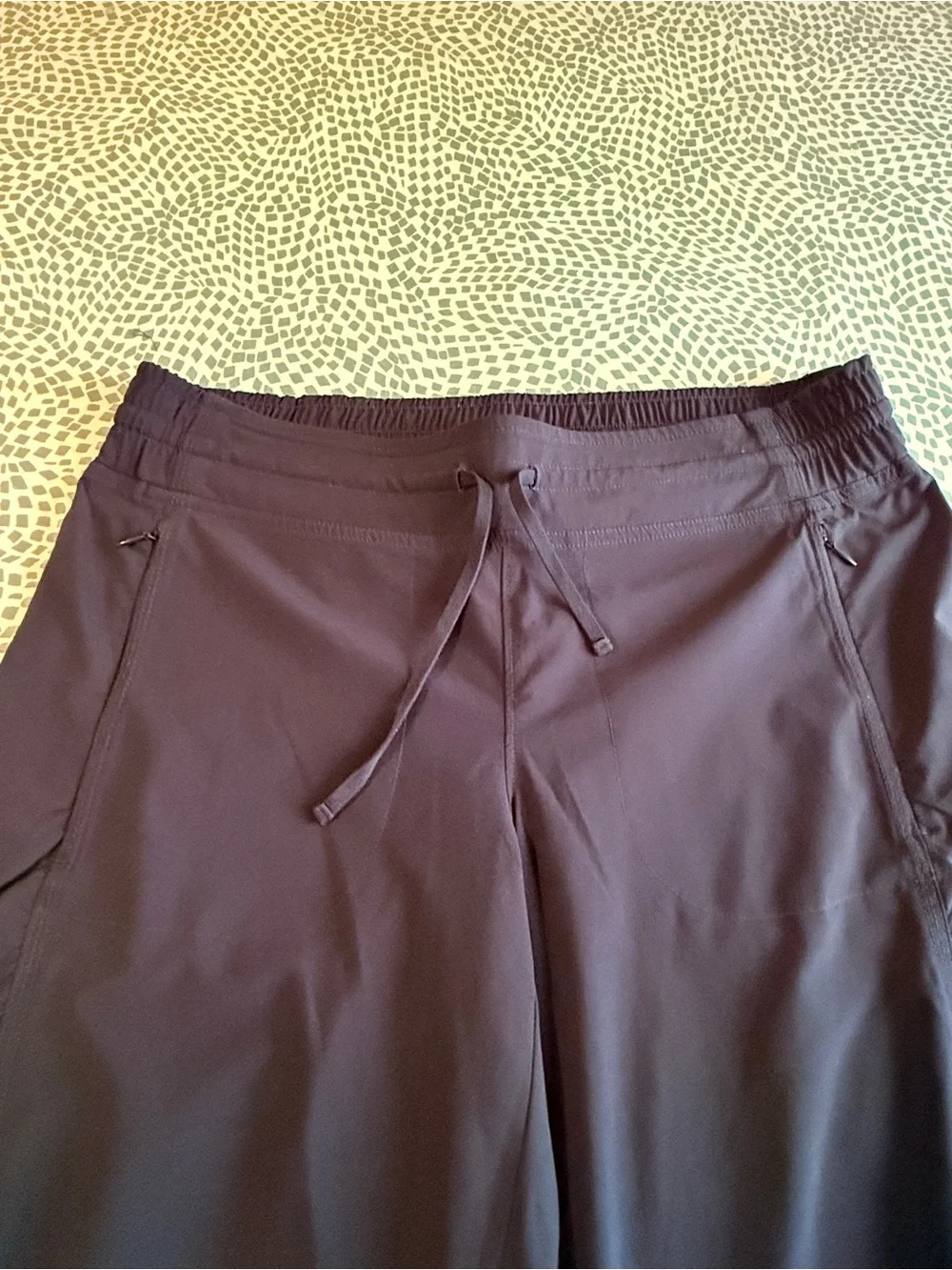 Athleta | Navy Wide-Leg Track Pants - Picture 5 of 10